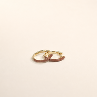 Boucles d'oreilles Arco Chocolat