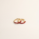 Boucles d'oreilles Arco Coquelicot