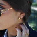 Boucles d'oreilles Aura Blanc
