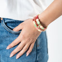 Bracelet Ritmico Coquelicot