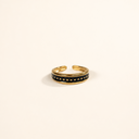 Bague Punto Charbon
