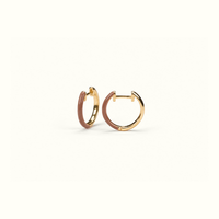 Boucles d'oreilles Arco Chocolat